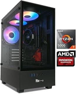 PC Gamer ITX Arena, Ryzen 7 5700G, Radeon™ Graphics Vega 8, 32GB Ram, SSD 1.0 TB, Gabinete RGB (ITXR757G-3210)